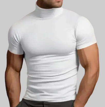 Slim-Fit Turtleneck Tee