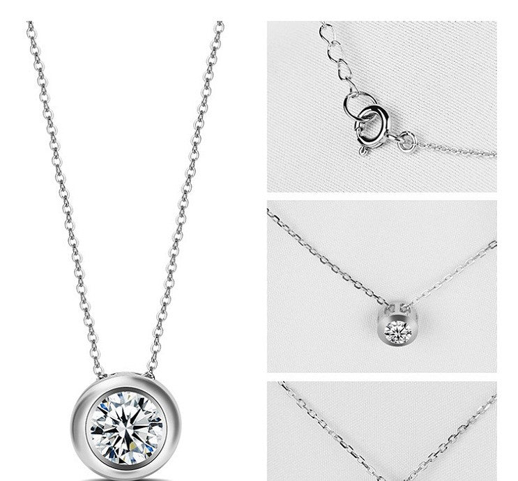 Silver Pendant Charm Necklace