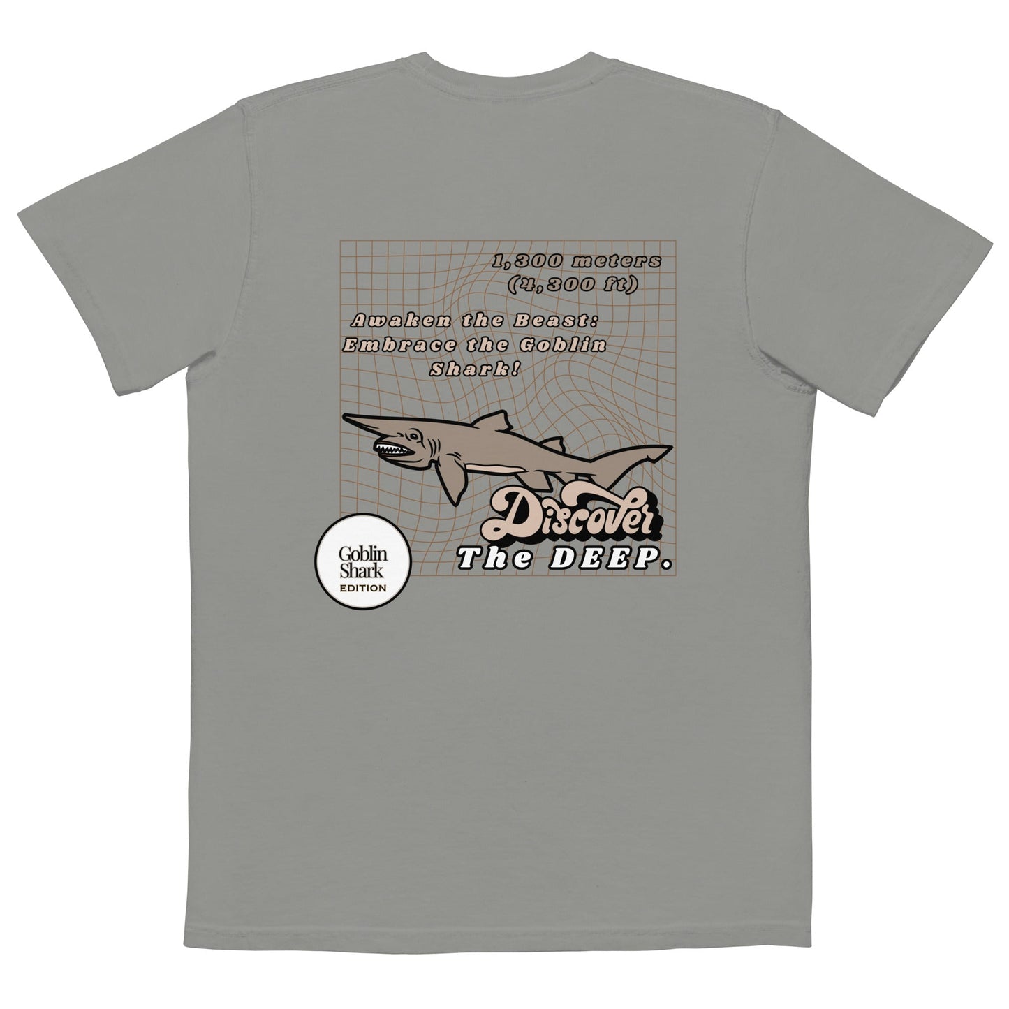 Discover the Deep - Goblin Shark Pocket T-shirt