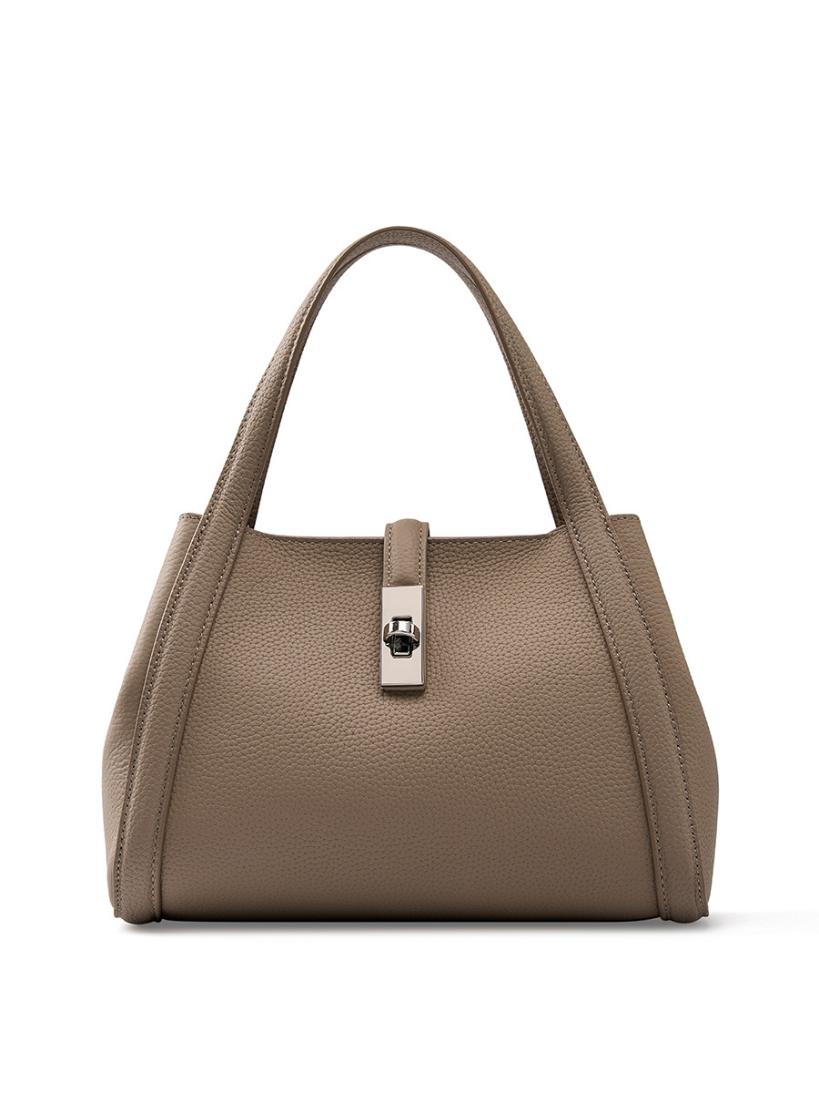 Fashionable Large-Capacity Leather Handbag