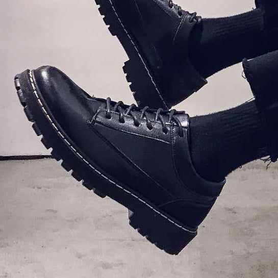 Casual-Bright Leather Shoes