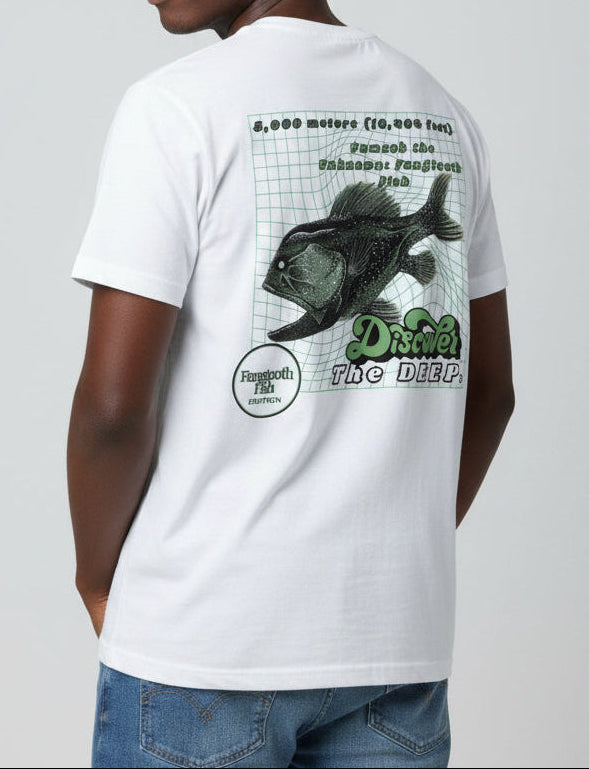 Discover the Deep - Anglerfish Pocket T-shirt