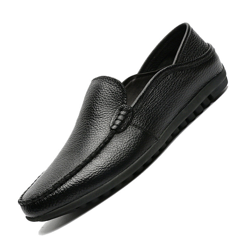 Men's Casual Genuine Leather Slip-On Loafers