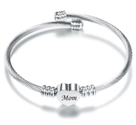 Stainless Steel Braided Bracelets for Mom