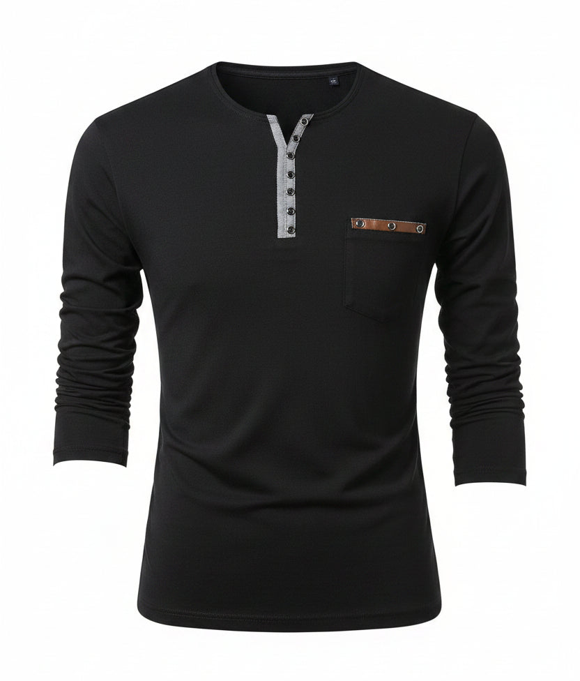 Cotton 3/4-Sleeve Tee