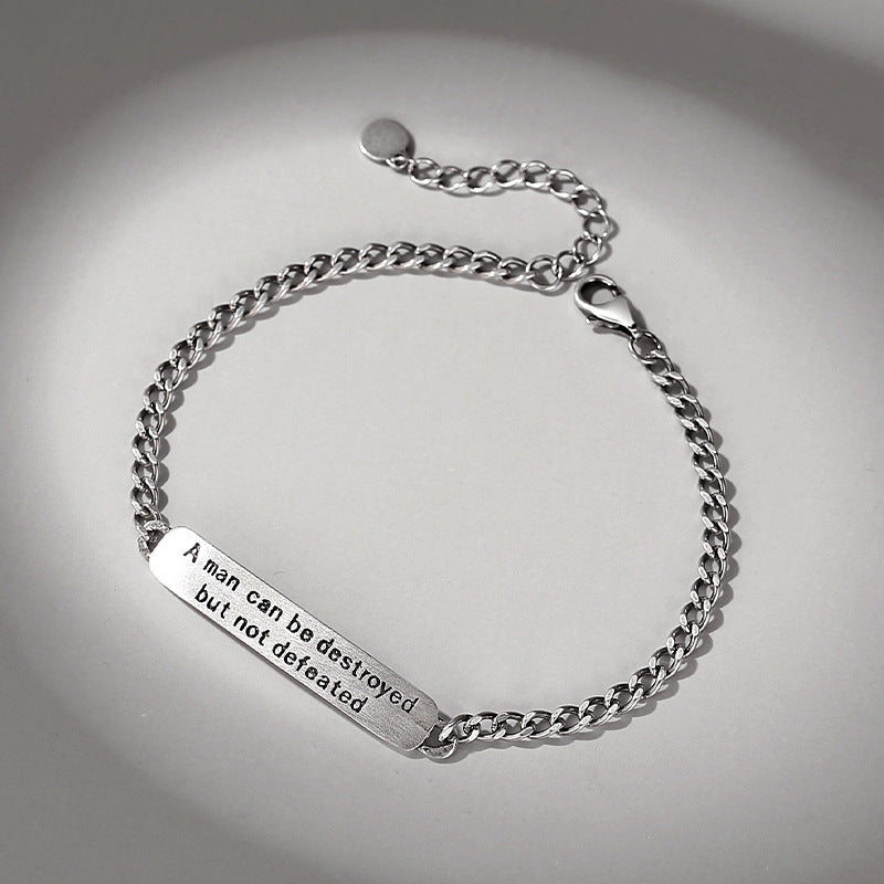 Vintage Men's Thai Silver Bracelet