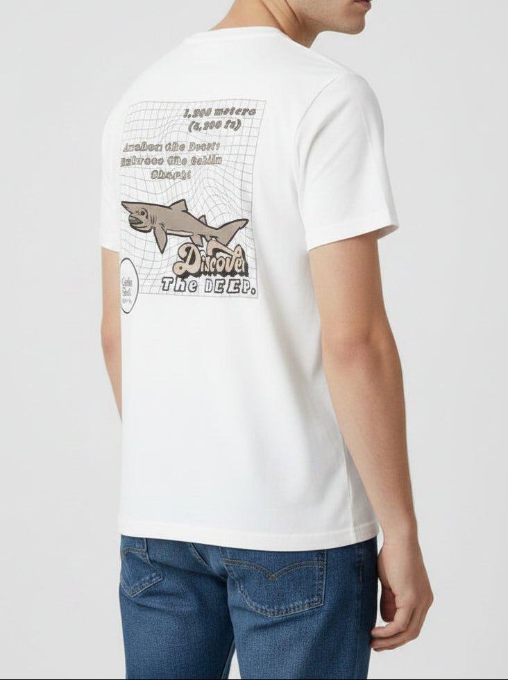 Discover the Deep - Goblin Shark Pocket T-shirt