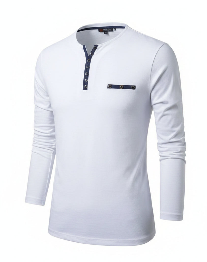 Cotton 3/4-Sleeve Tee
