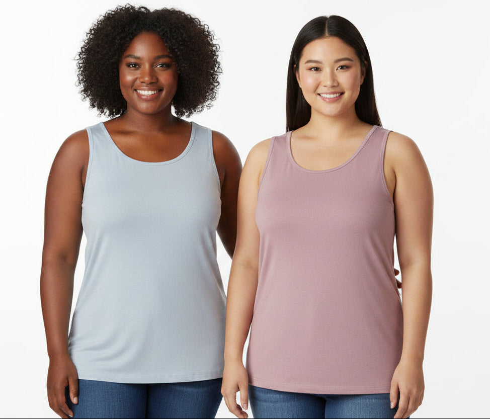 Plus Size Women's Modal Tank Top