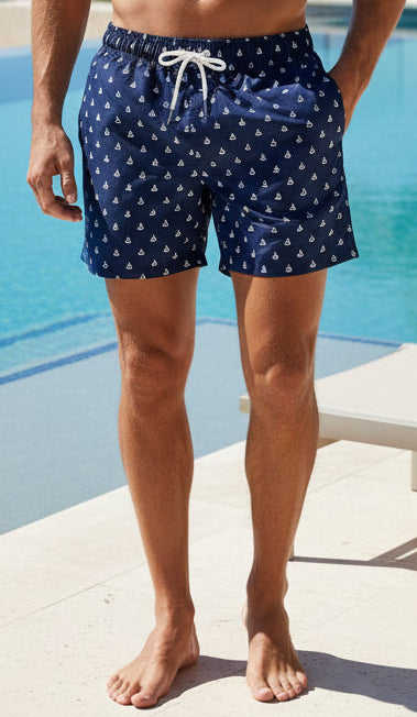 Men's Nautical Swim Pants