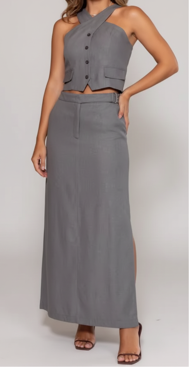 Mantova Blouse & Long Skirt Set (2 Pc)