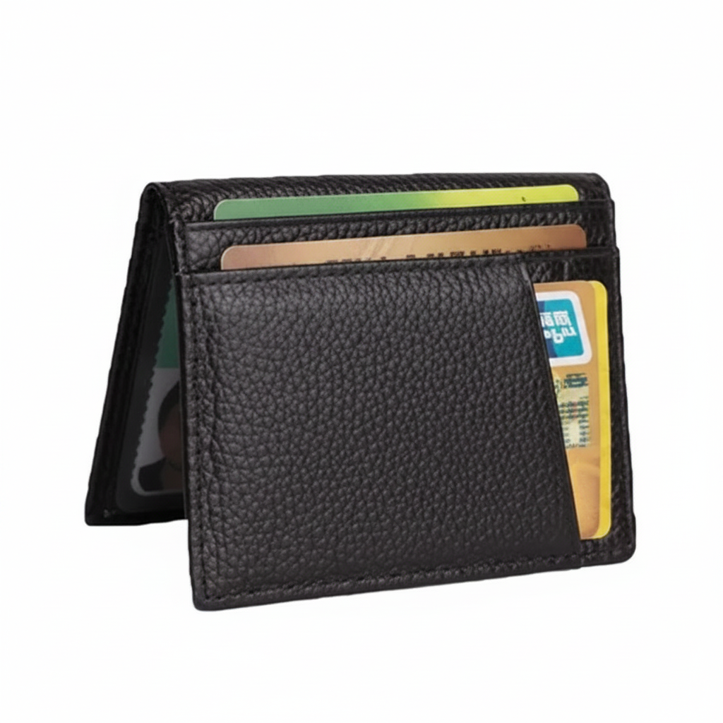 Slim Leather Credit Card Wallet