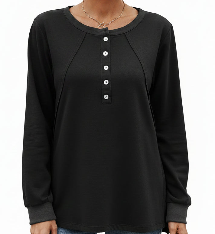 Long-Sleeve Pullover Sweater