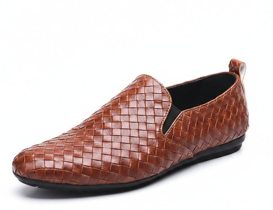 Men's Casual Slip-On Leather Loafers