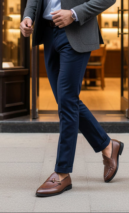 Men's Casual Soft Leather Slip-On Loafers