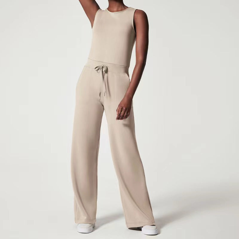 Women's Fashion Solid-Color Jumpsuit