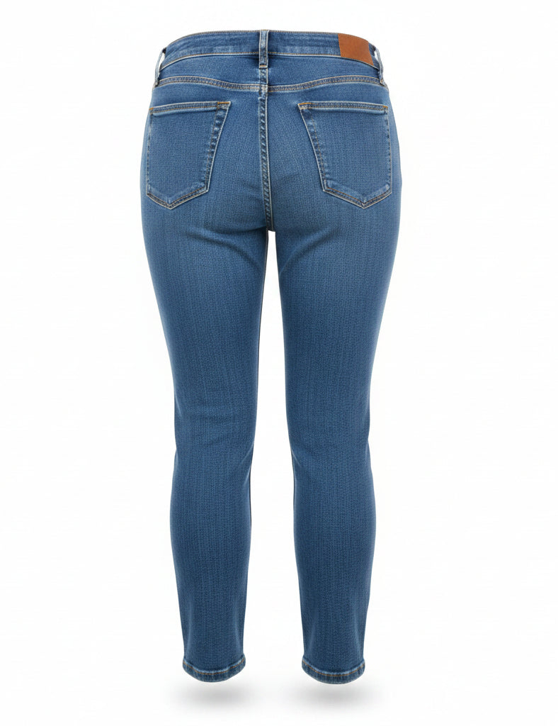 High Grinding Elastic Plus Size Women's Jeans