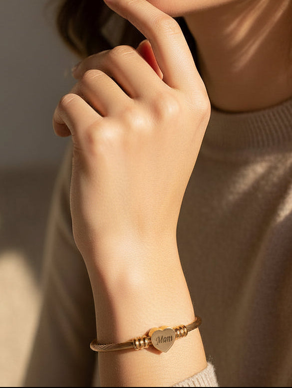 Stainless Steel Braided Bracelets for Mom