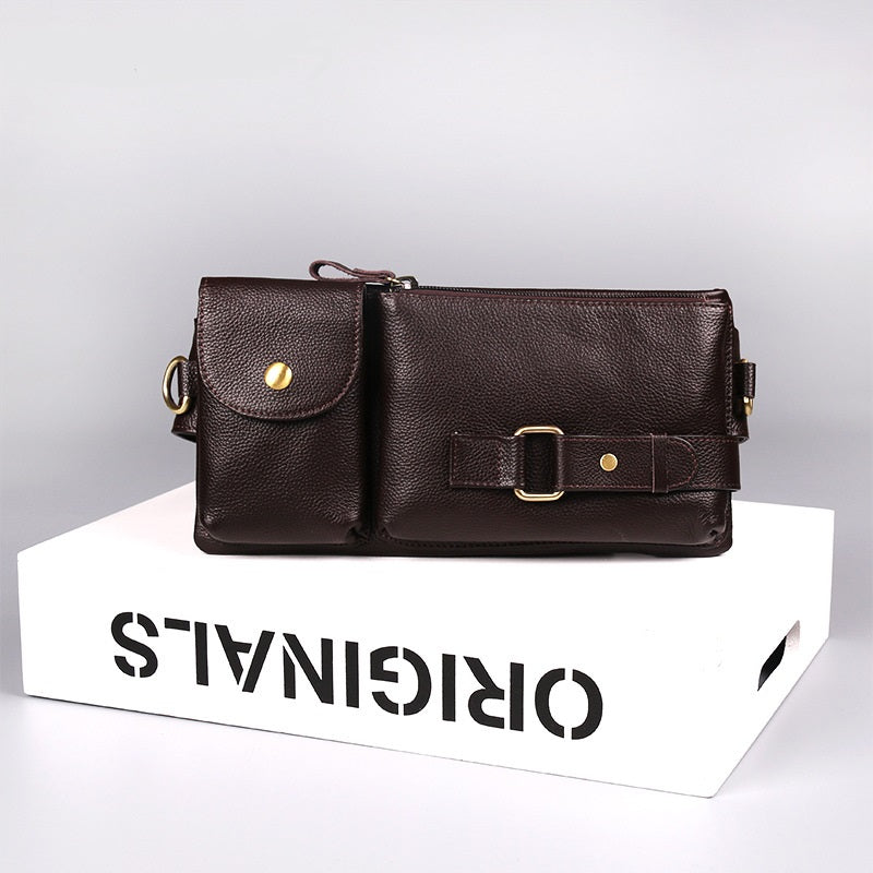 Men's Leather Crossbody and Shoulder Bag