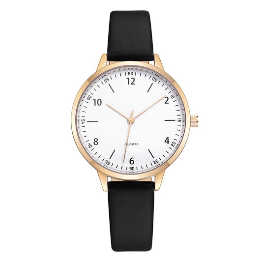 IBSO Women's Watch - Leather Mesh Strap (0022 Black)