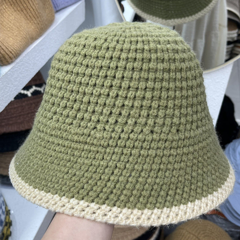 Women's Wool Knitting Fisherman's Hat