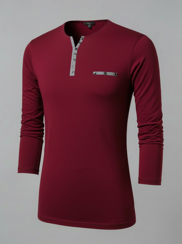Cotton 3/4-Sleeve Tee