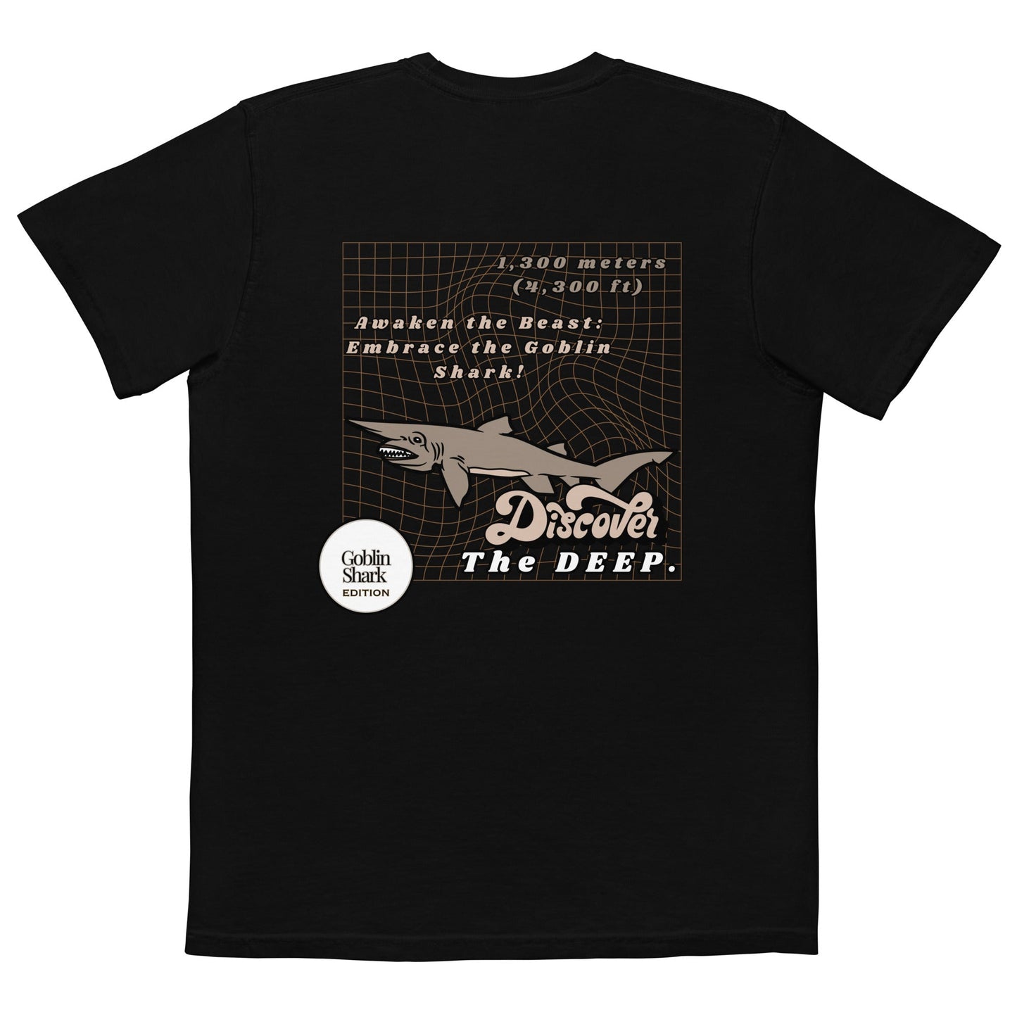 Discover the Deep - Goblin Shark Pocket T-shirt