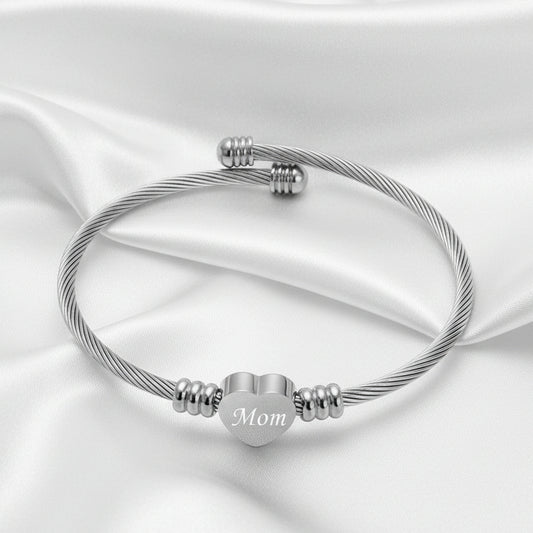 Stainless Steel Braided Bracelets for Mom