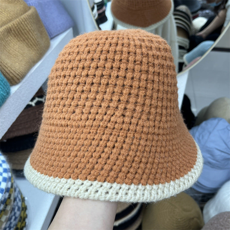 Women's Wool Knitting Fisherman's Hat