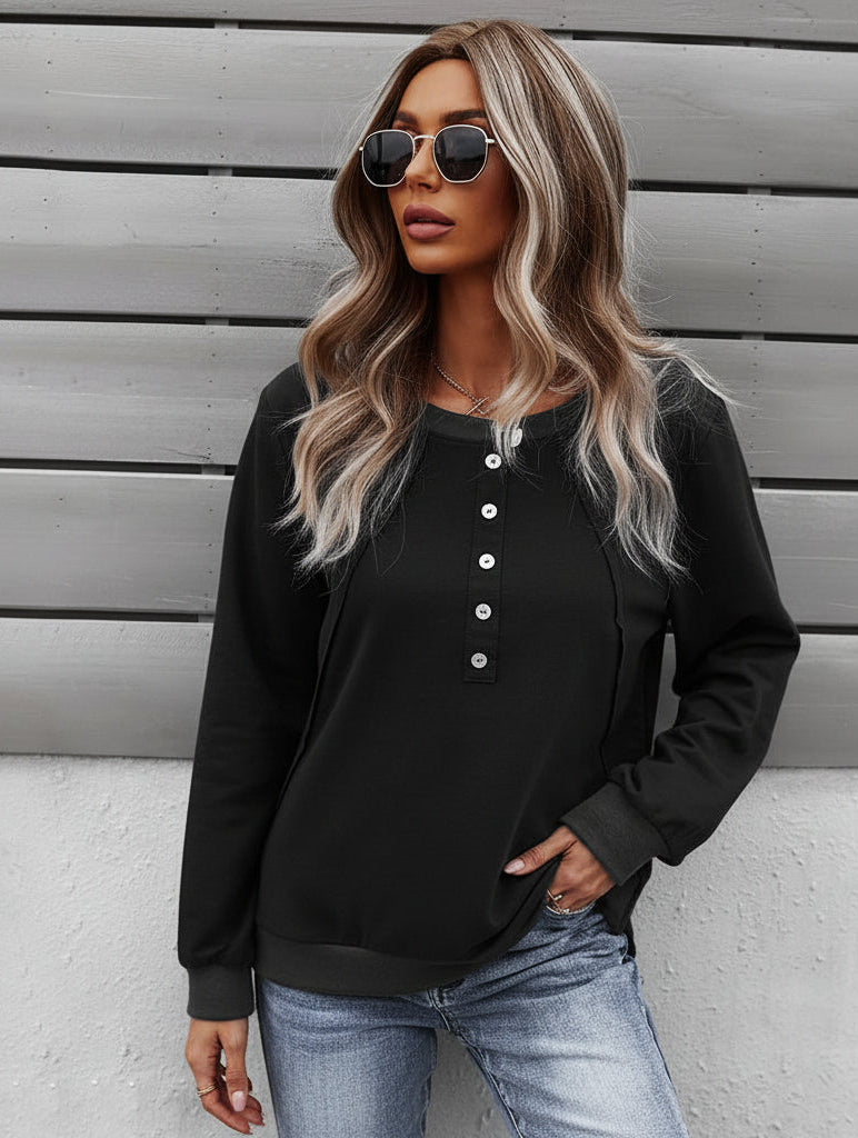 Long-Sleeve Pullover Sweater