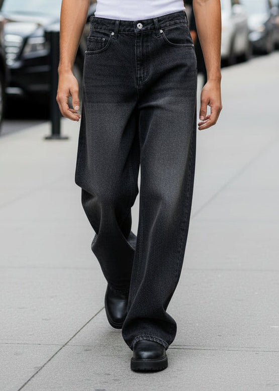 Retro Wide-Leg Denim