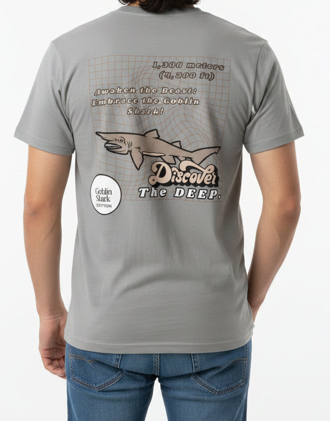 Discover the Deep - Goblin Shark Pocket T-shirt