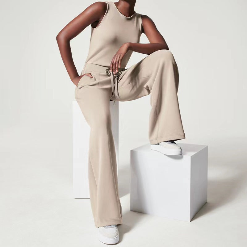Women's Fashion Solid-Color Jumpsuit