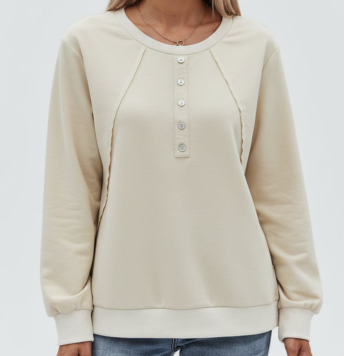 Long-Sleeve Pullover Sweater