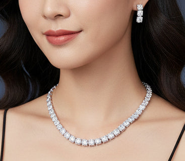 Diamond Crown Necklace