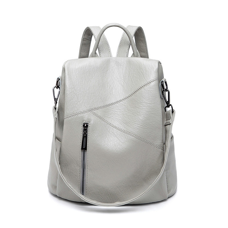 Women's Soft Leather Anti-Theft Backpack