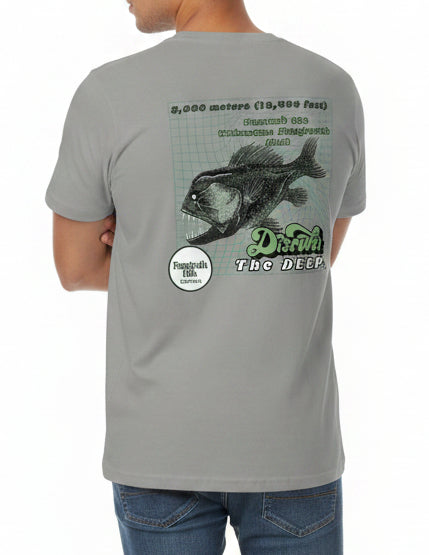 Discover the Deep - Anglerfish Pocket T-shirt
