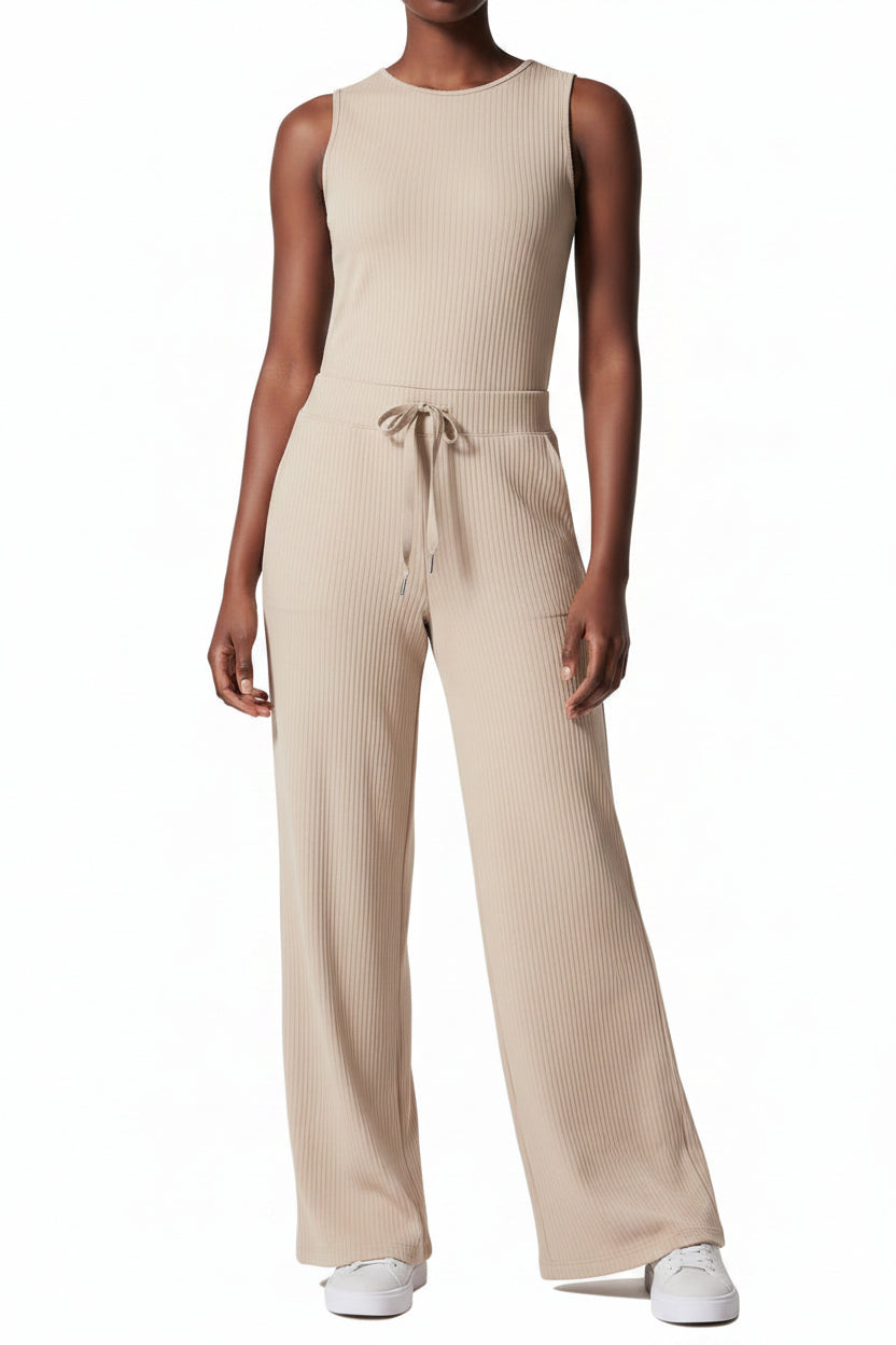 Women's Fashion Solid-Color Jumpsuit