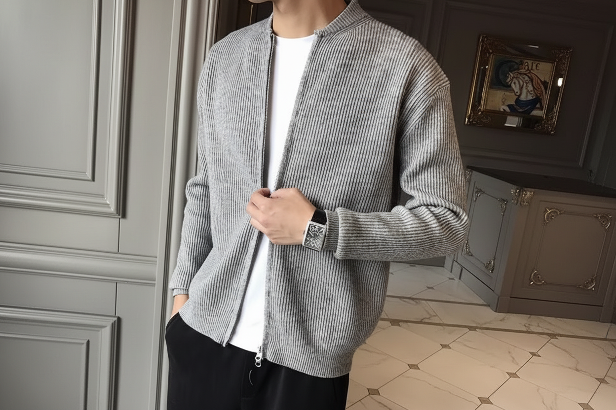 Men's Knitted Cardigan