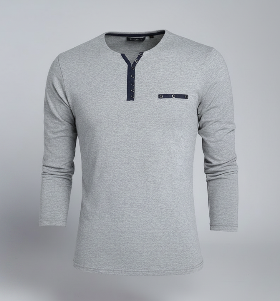 Cotton 3/4-Sleeve Tee