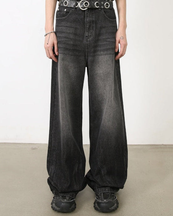 Retro Wide-Leg Denim