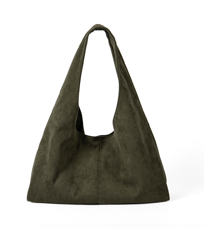 Large Suede Tote Bag