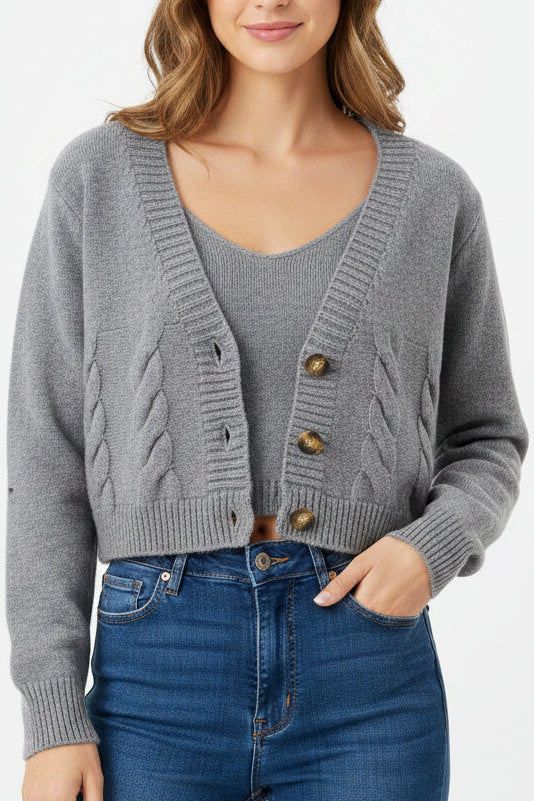 Lucyever Women's Short Cardigan Sweater