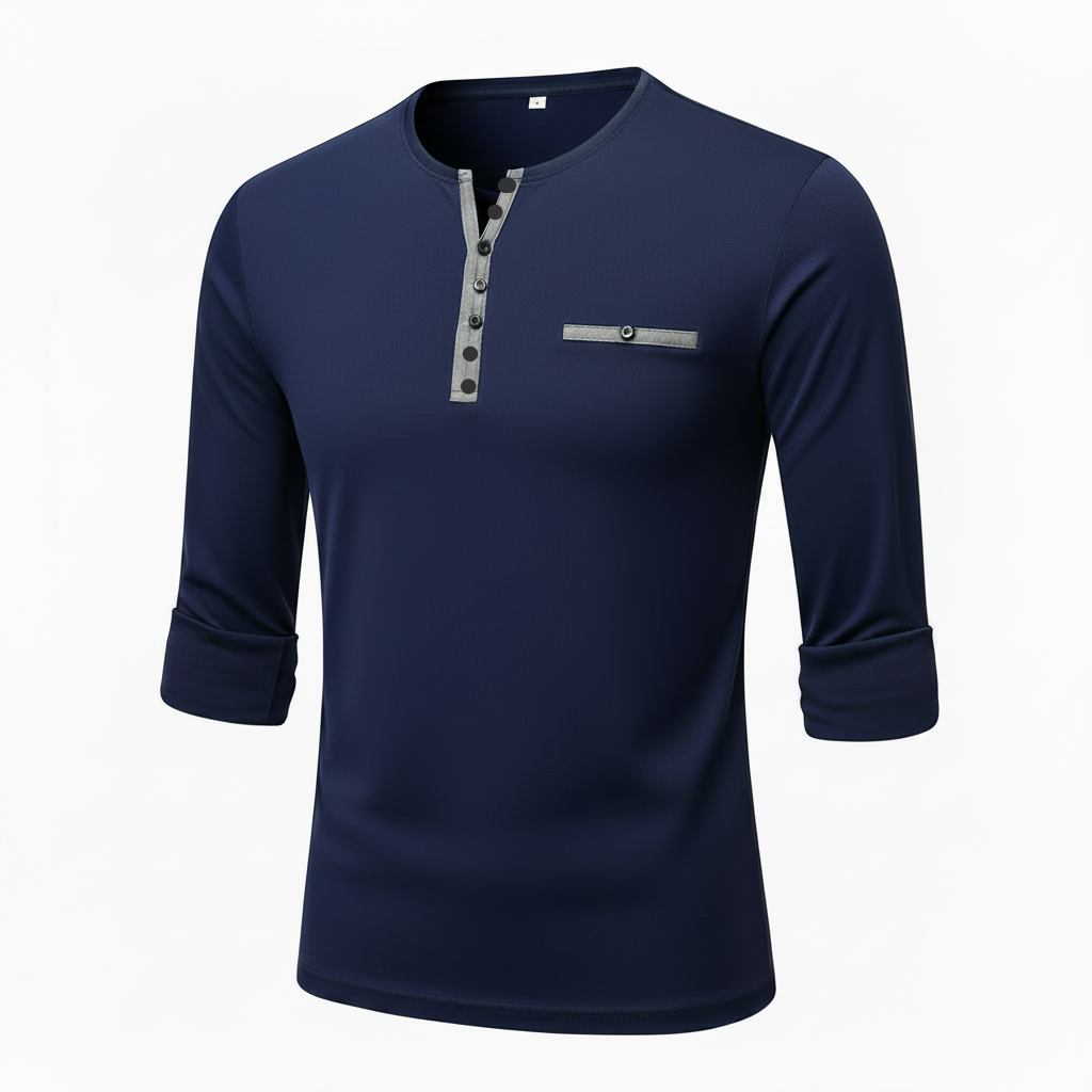 Cotton 3/4-Sleeve Tee