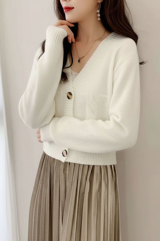 Lucyever Women's Short Cardigan Sweater