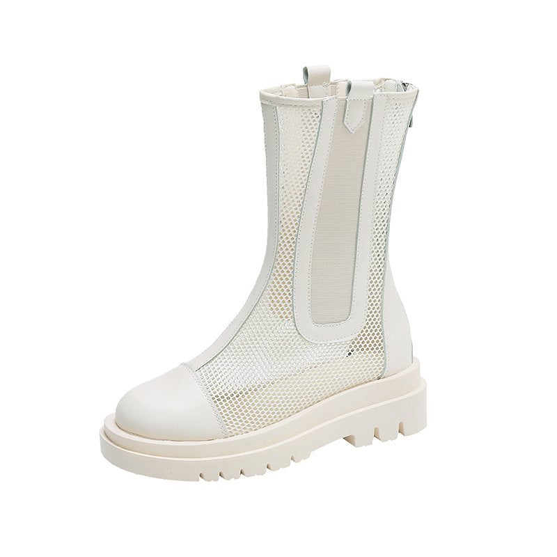 Women's Martin Round Toe Short Boots