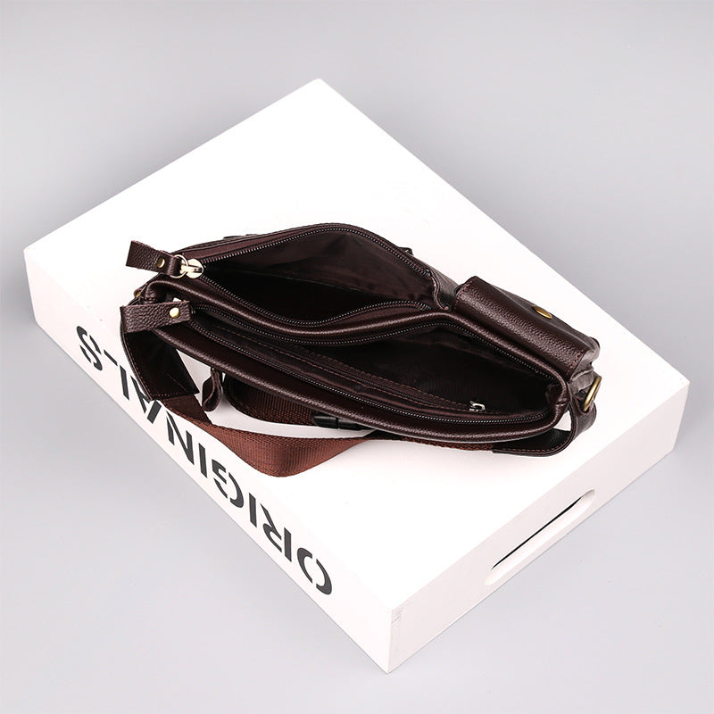 Men's Leather Crossbody and Shoulder Bag