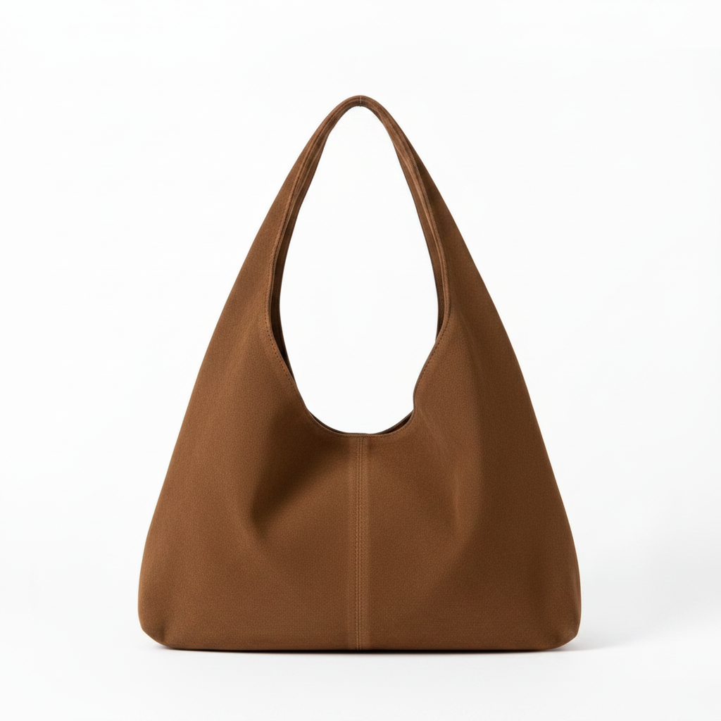 Large Suede Tote Bag