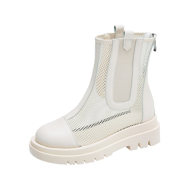 Women's Martin Round Toe Short Boots