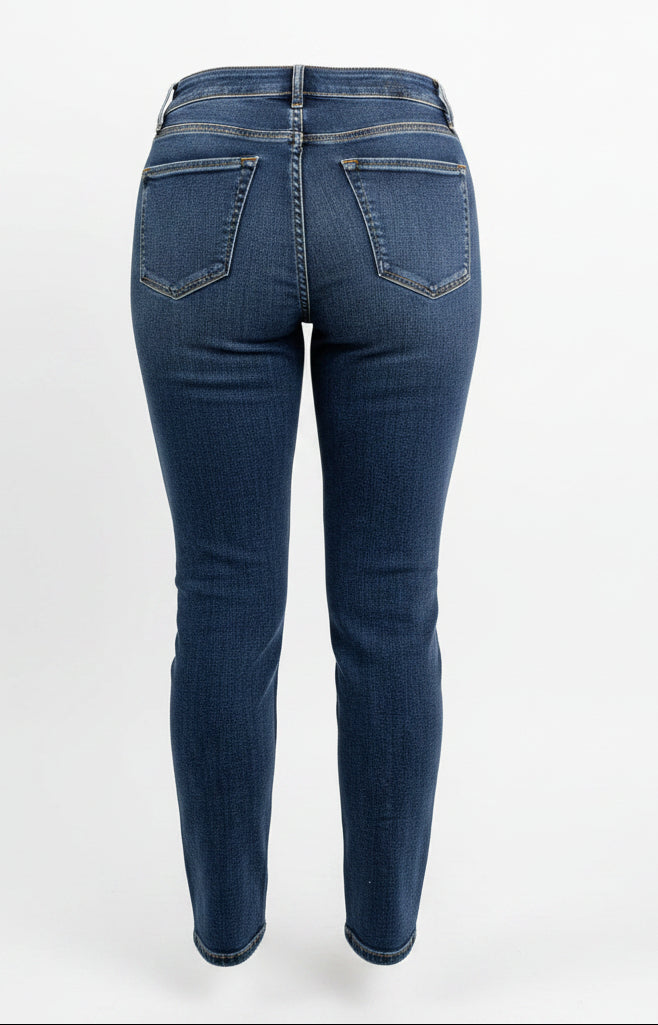 High Grinding Elastic Plus Size Women's Jeans